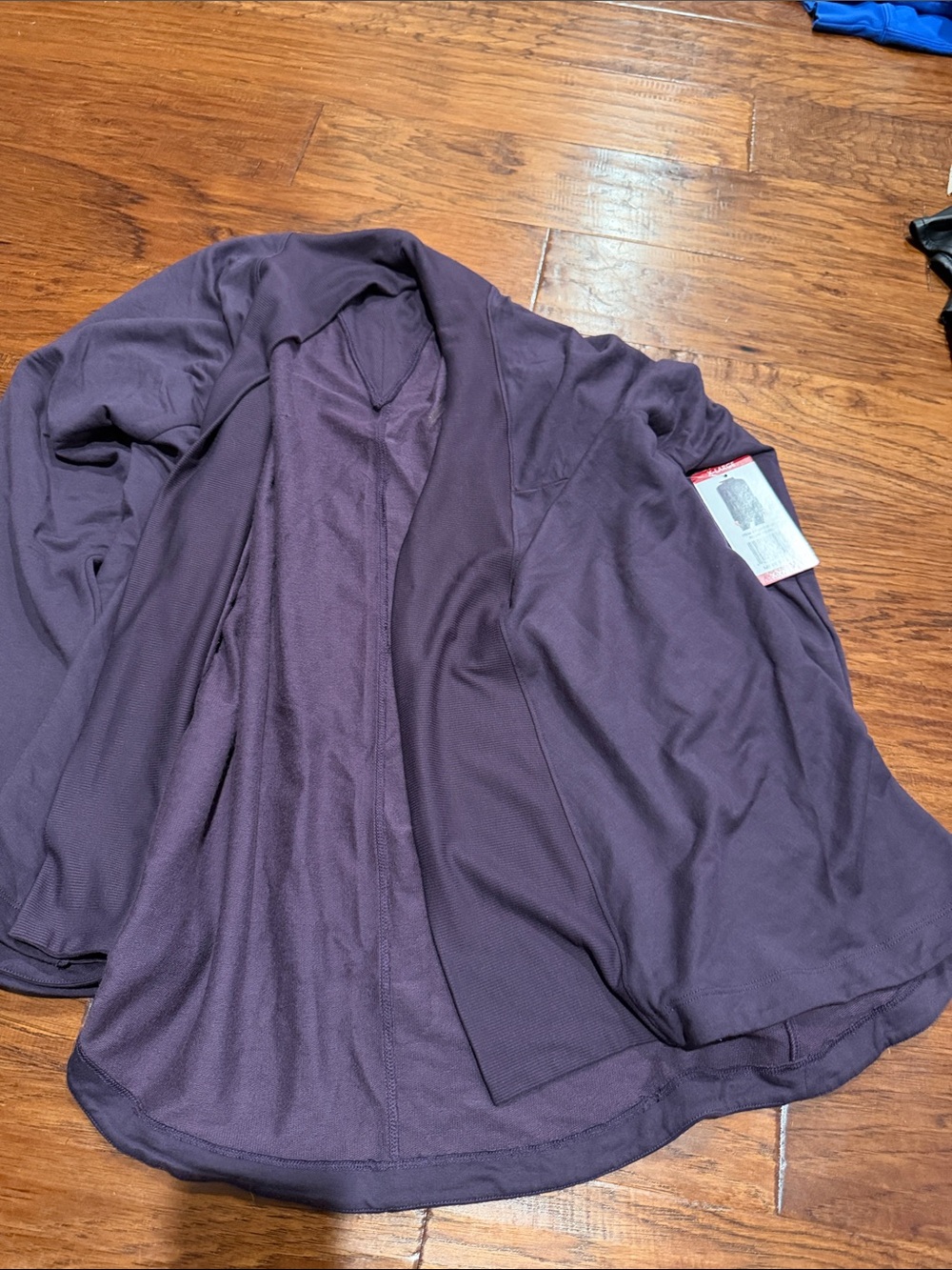 Active Life Open-Front Jacket in Plum